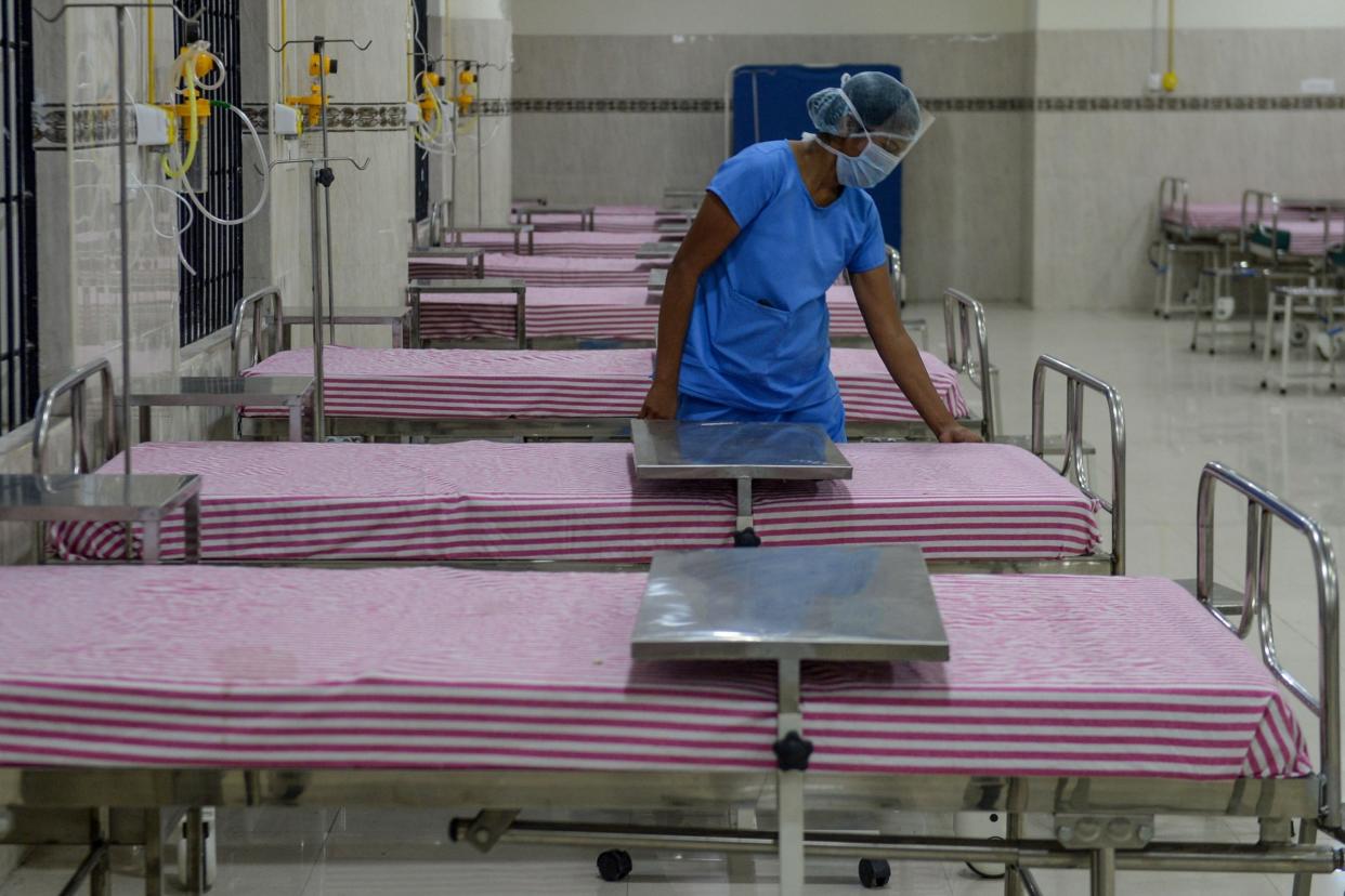 India's underfunded healthcare system is bracing for the impact of a coronavirus epidemic - but those with existing chronic conditions are bearing the brunt in the meantime: AFP via Getty Images