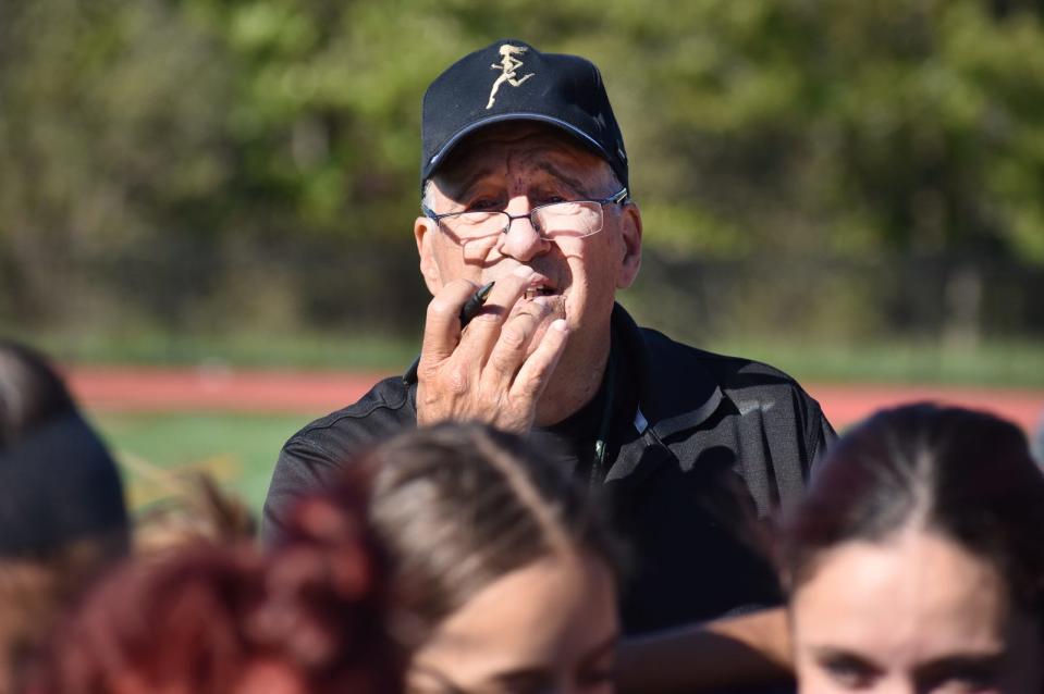 Atlantis Charter School girls soccer coach Joseph Keiser