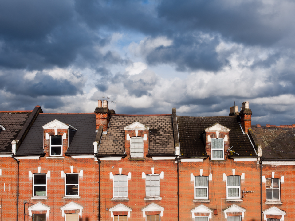 Houses in Finsbury Park, North London, England