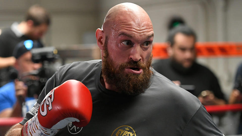 Fury has opened up about his terrifying battle with depression. Pic: Getty