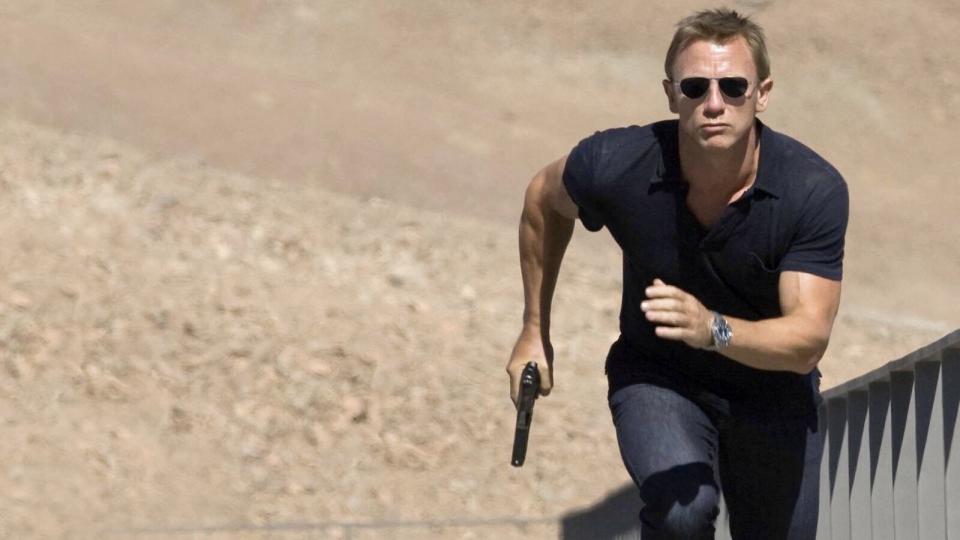 Craig injured himself while shooting 'Quantum of Solace' too (Credit: Sony)