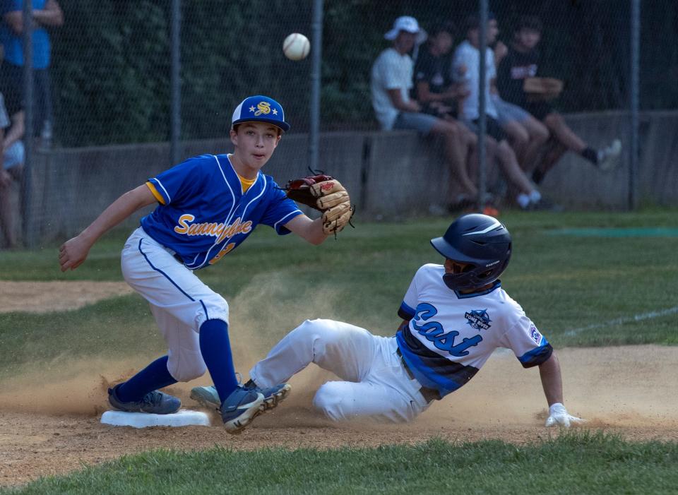 Toms River East Little League shuts out Sunnybrae 3-0 to win Section 3 Championship in Hamilton, NJ on July 23, 2021. 