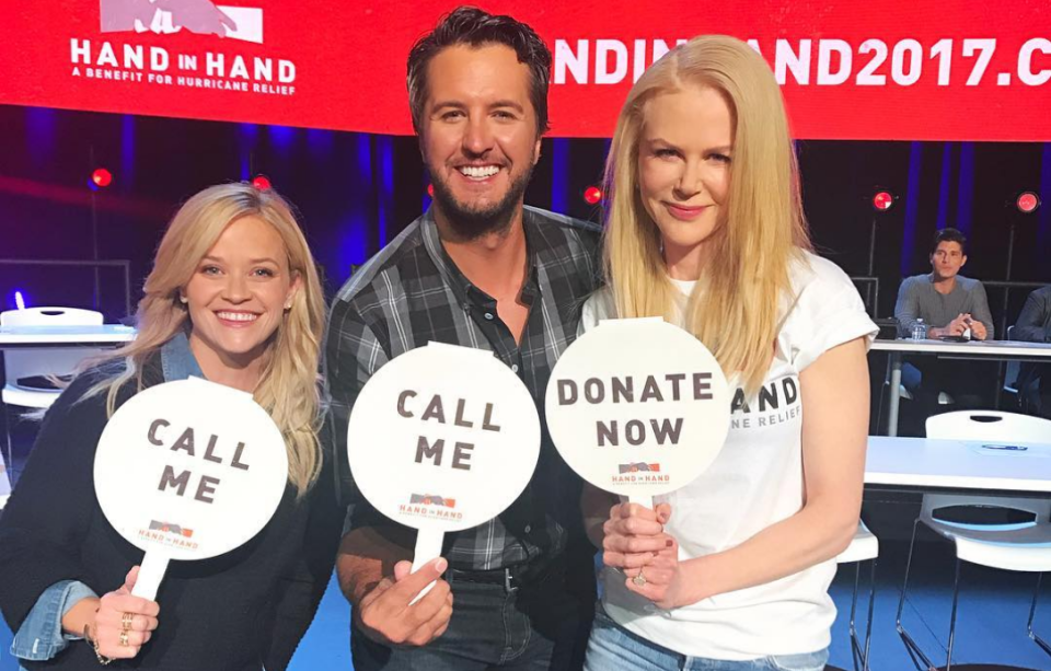 Celebrities came out in their droves to help the ‘Hand in Hand’ telethon (Instagram)