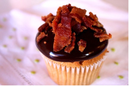 Chocolate and Bacon Maple Cupcakes