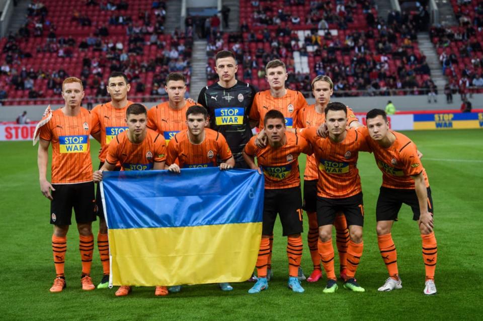 Shakhtar Donetsk have represented Ukraine in the Champions League this season  (AFP via Getty Images)