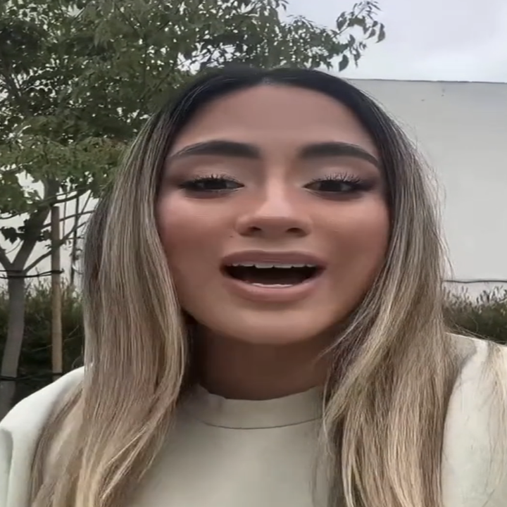 Ally Brooke speaking to camera