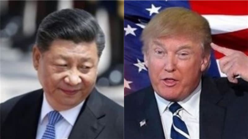 中國領導人習近平,美國總統川普（組合圖／資料照）