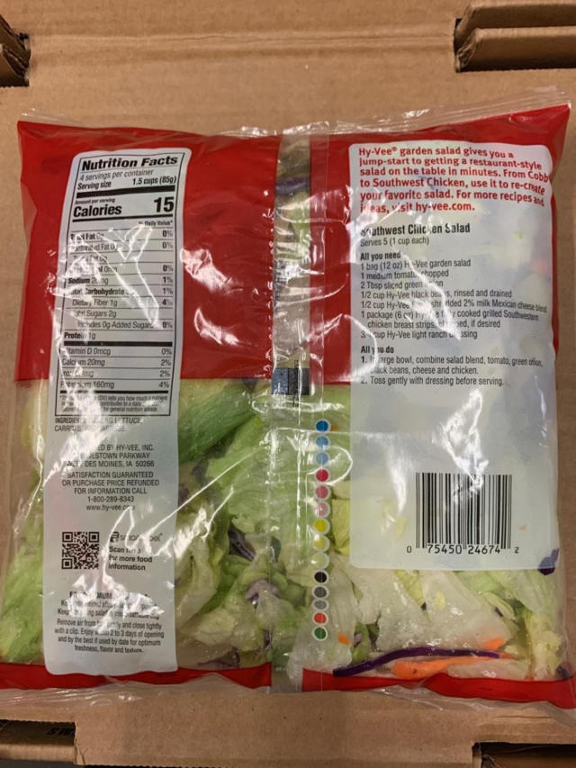 FDA, CDC expand recall of supermarket salads due to possible contamination