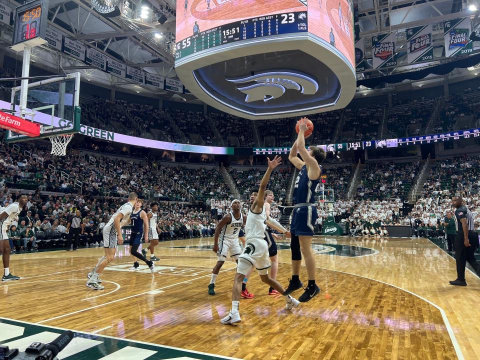 MSU opened its season with an exhibition against Hillsdale on Wednesday night at Breslin Center.
