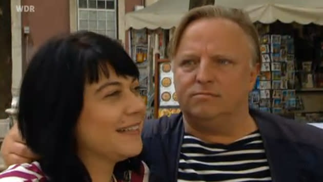Axel Prahl und seine Freundin Maria in einer WDR-Doku (Bild: WDR)