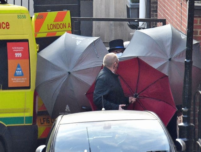 The duke being moved to St Bartholomew's