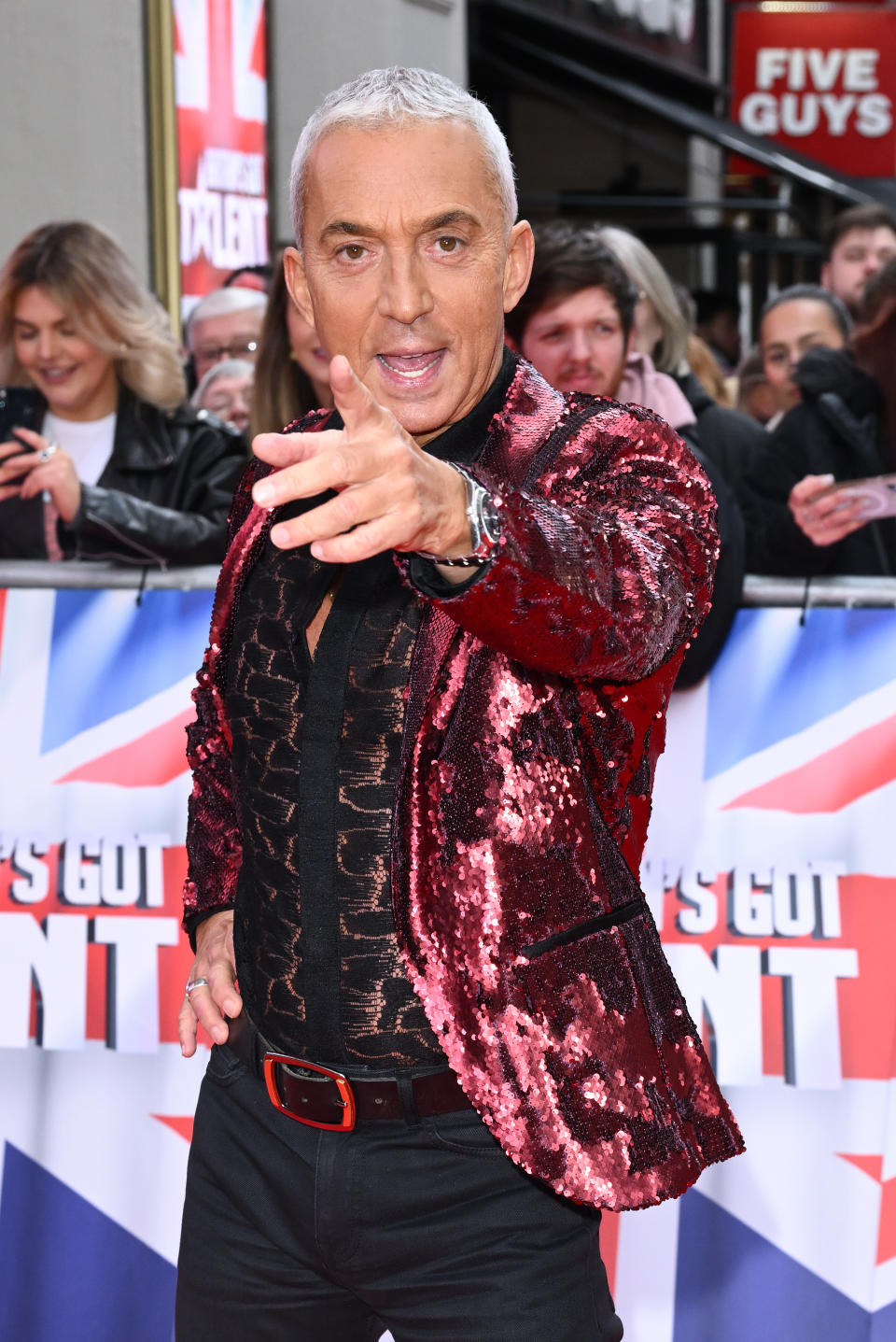 LONDON, ENGLAND - JANUARY 27: Bruno Tonioli attends the Britain's Got Talent 2023 Photocall at London Palladium on January 27, 2023 in London, England. (Photo by Karwai Tang/WireImage)