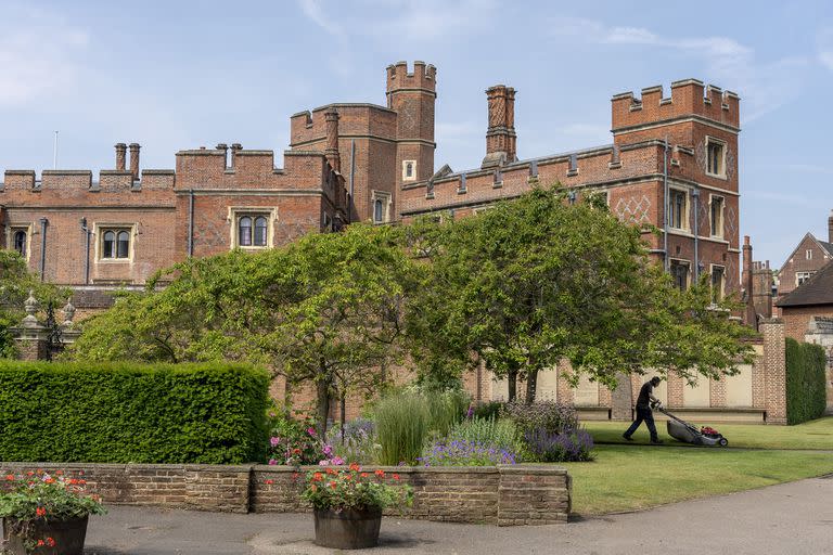 Una vista del complejo del Eton College