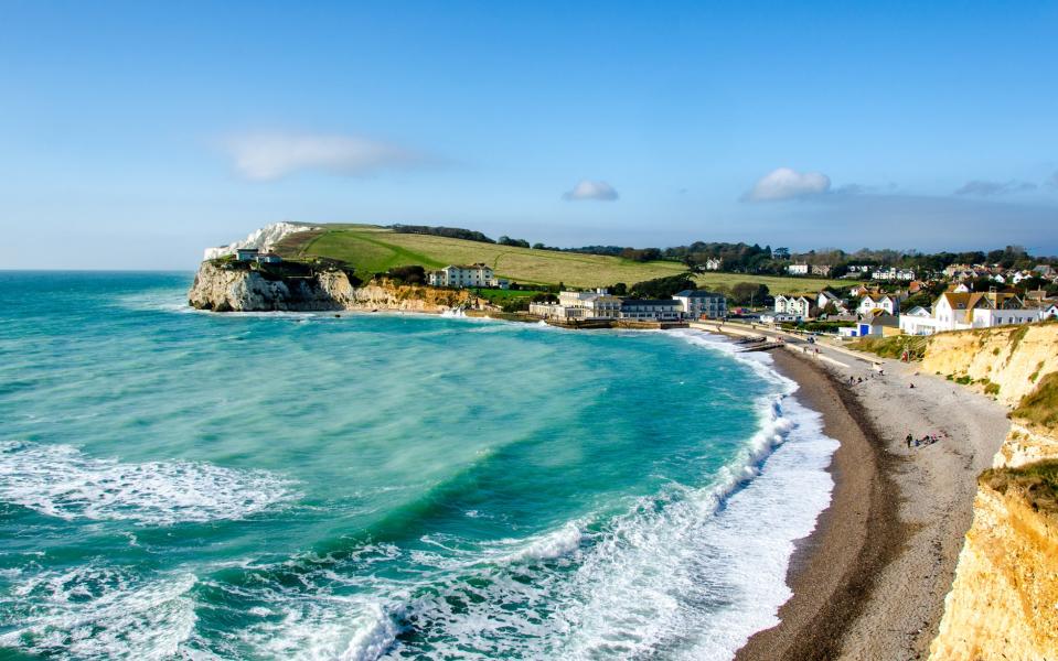 Freshwater Bay, Isle of Wight - Credit: AP