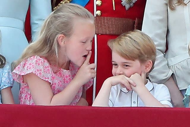 DANIEL LEAL-OLIVAS/AFP via Getty Images Savannah Phillips and Prince George in 2018