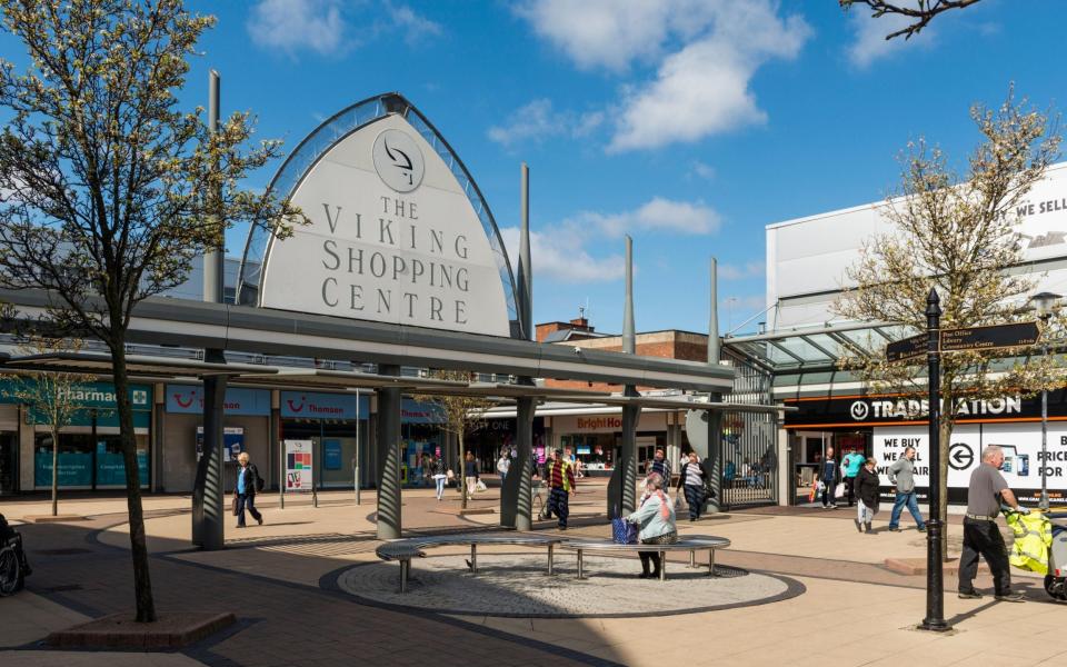 The Viking Shopping Centre - Alamy Stock Photo