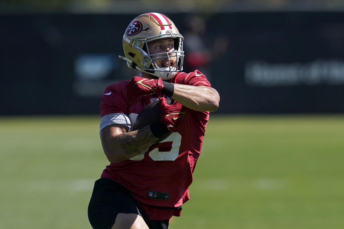 George Kittle injury update: 49ers TE misses practice due to adductor  strain - DraftKings Network