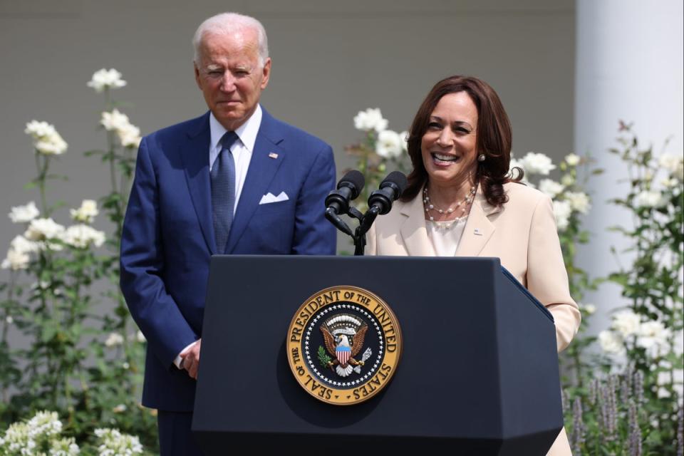 Wing woman: could Kamala Harris be Biden’s successor? (Getty Images)