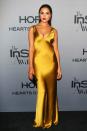 <h2>Olivia Culpo in Galvan</h2> <h4>Getty Images</h4>