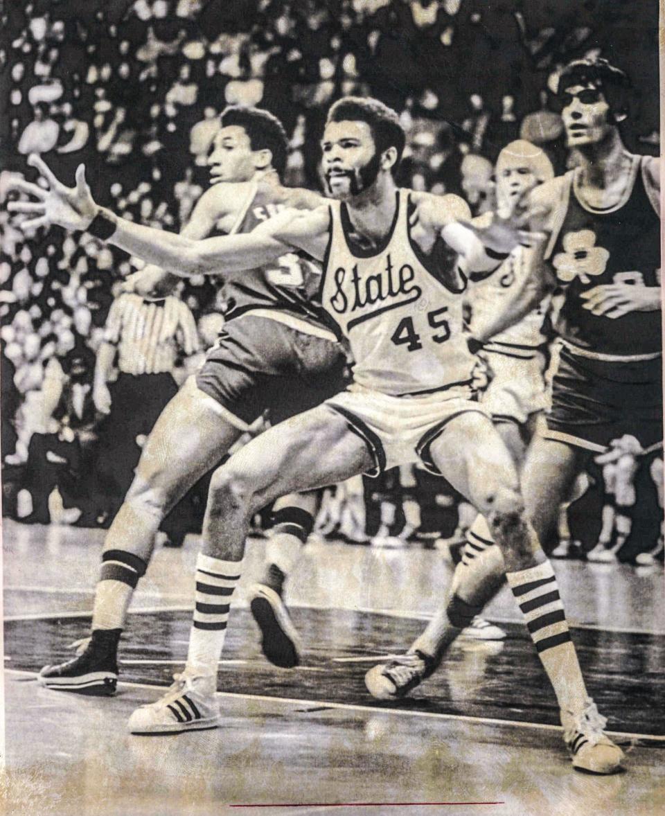 Lindsay "Spider" Hairston was a Detroit Free Press First Team All-State selection in 1970 and 1971, which earned him a scholarship to Michigan State University. Hairston was also a two-time First Team All-Big Ten player at Michigan State before being drafted by the Detroit Pistons.
