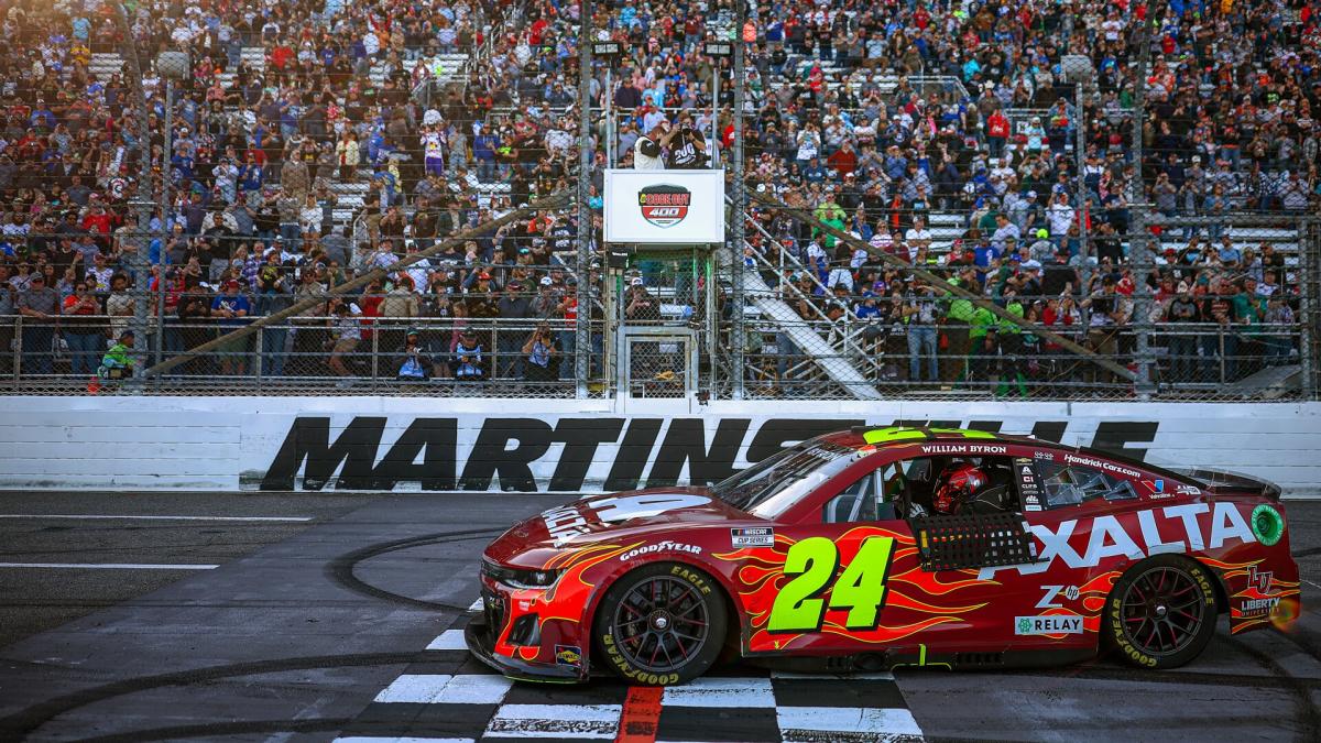 William Byron emerges victorious in Martinsville Speedway Cup race