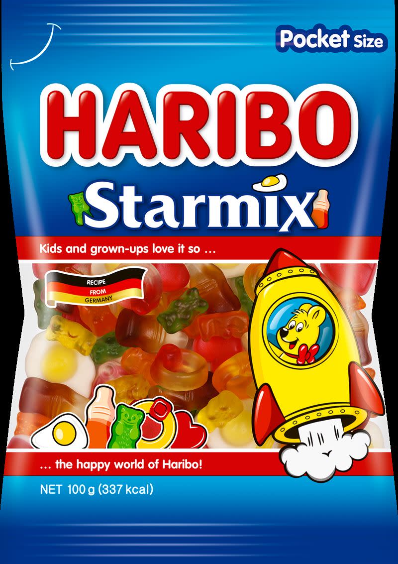 HARIBO哈瑞寶Starmix明星總動員Q軟糖。（圖／品牌業者提供）