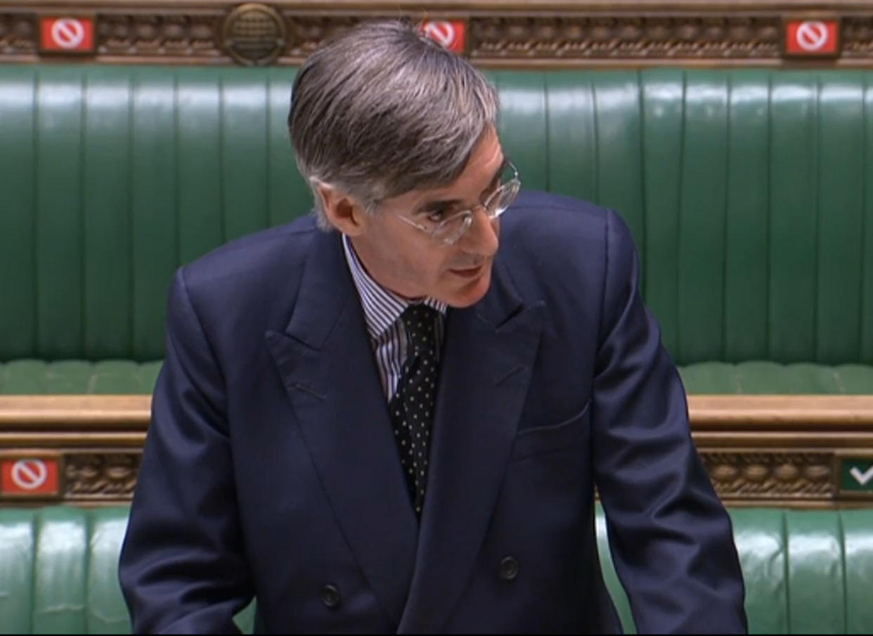 Jacob Rees Mogg defended the need to spend large amounts of money communicating the necessity and safety of vaccines. (PA) 