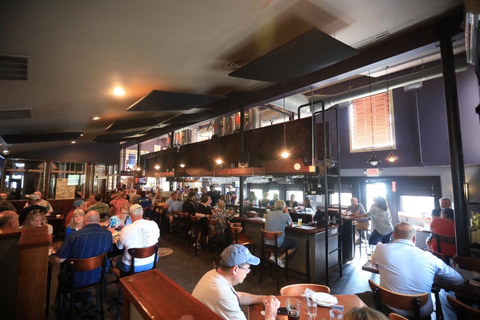 Guests fill the restaurant at Hyde Park Brewing Company\ on June 15, 2022. 