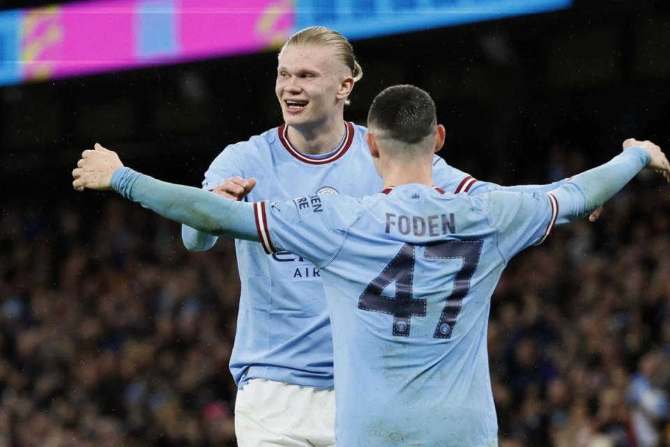 Erling Haaland scored three against Burnley (Richard Sellers/PA) (PA Wire)