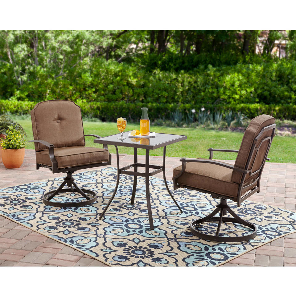 Mainstays Wentworth 3-Piece Outdoor Bistro Set (Walmart / Walmart)