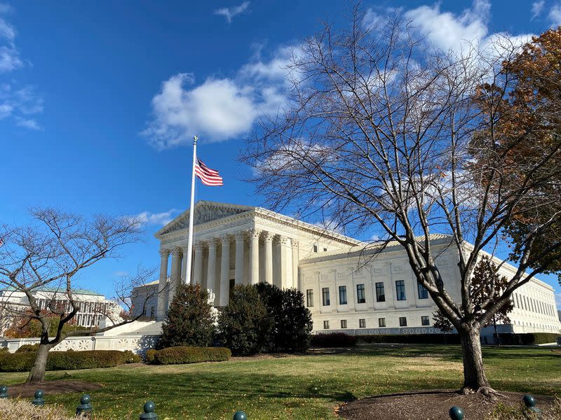 FILE PHOTO: A general view of the U.S. Supreme Court building in Washington