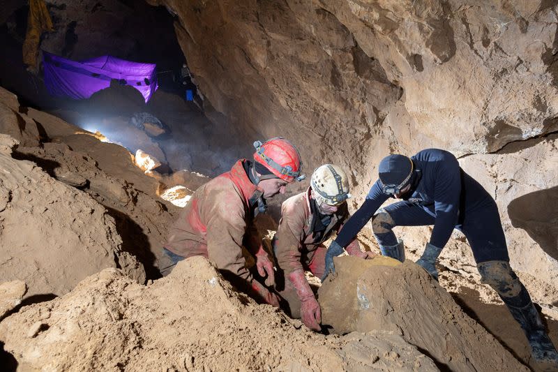 Rescuers race to save ill US cave explorer trapped 3,000 feet underground in Turkey