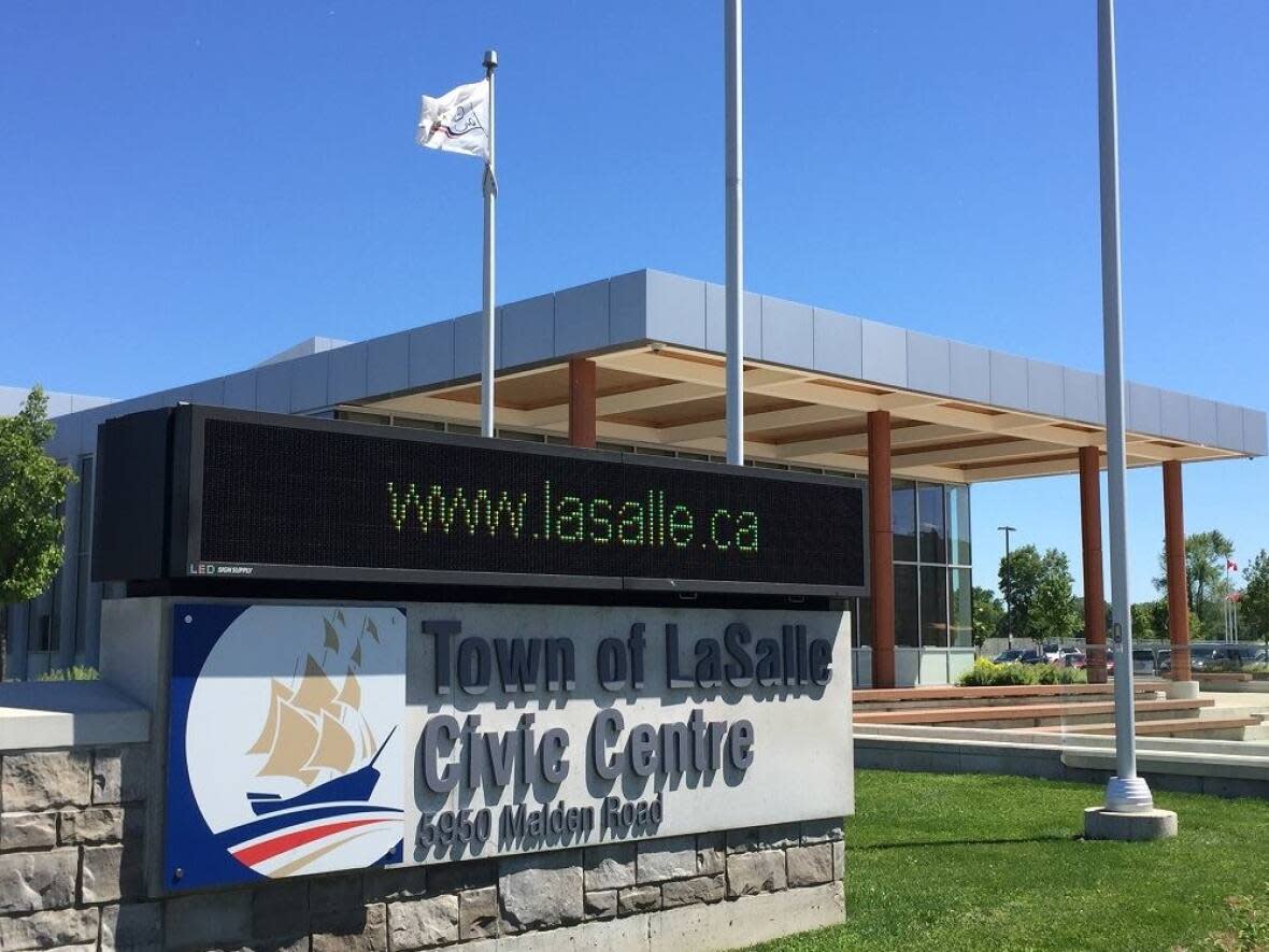 Voting in LaSalle is taking place by phone and online, though a voter assistance centre has been set up at the civic centre. (Town of LaSalle - image credit)