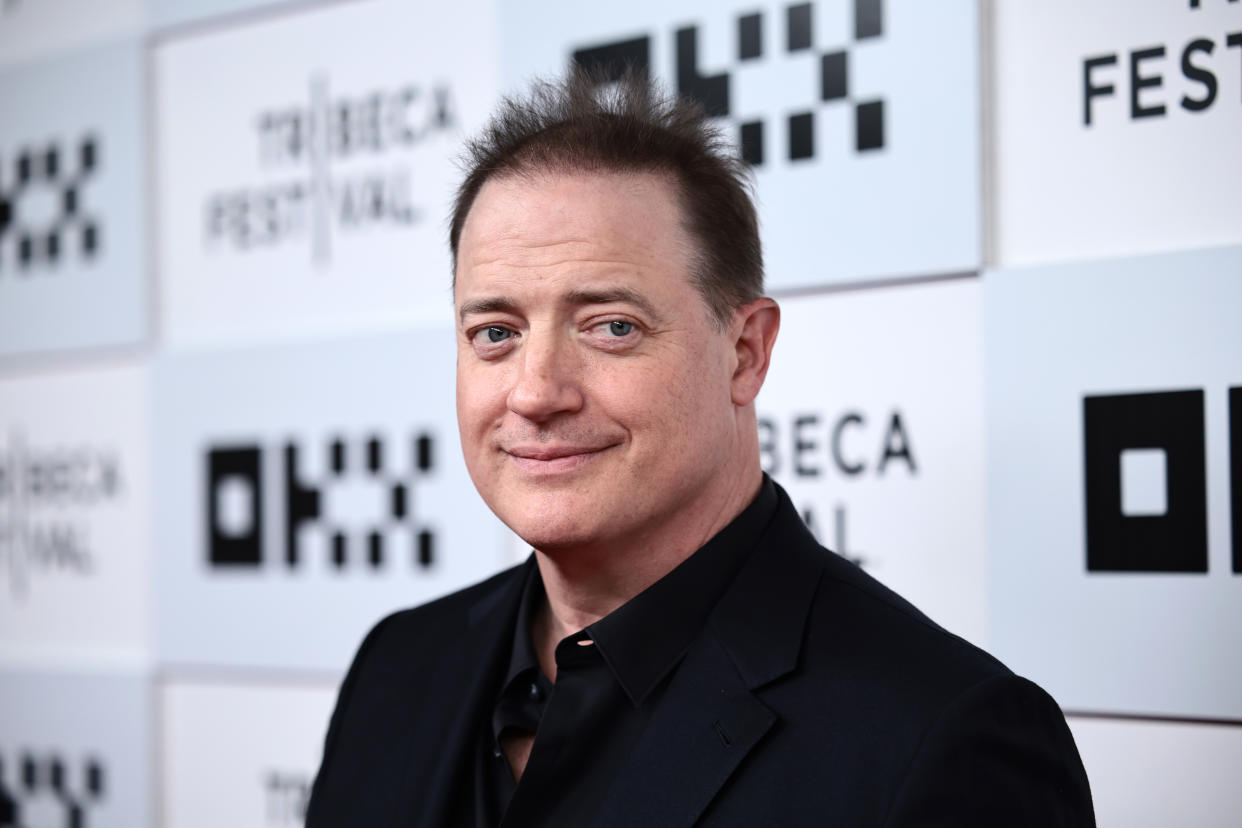 Brendan Fraser solo aparece en un puñado de escenas en 'Los asesinos de la luna' pero son suficientes para volver a provocar la magia que lo conecta con el público (Foto de Dimitrios Kambouris/Getty Images for Tribeca Festival)