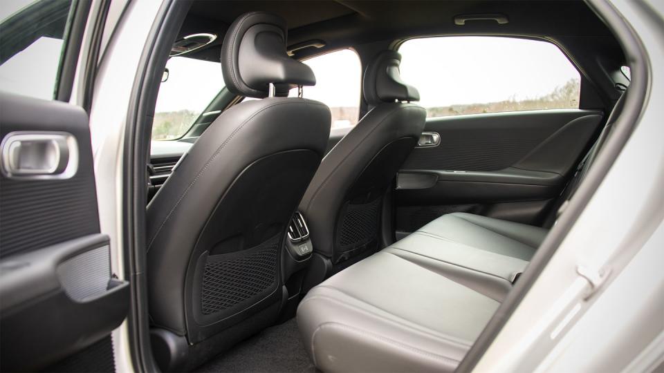 the interior of a car