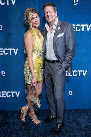 <p>Amanda Edwards/Getty </p> Alexis Bellino and John Janssen attend the DIRECTV 'Streaming with the Stars' Oscars event at Spago on March 10, 2024 in Beverly Hills, California