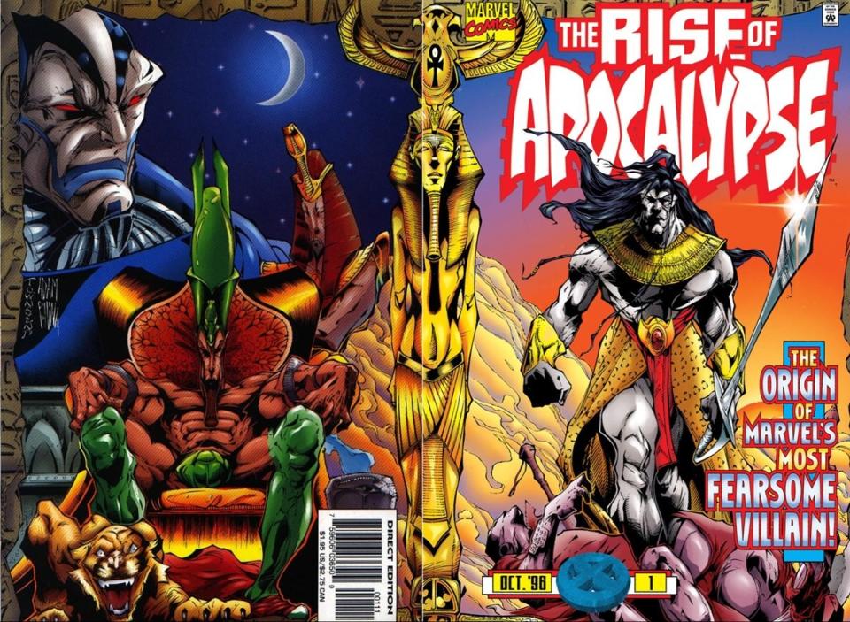 Cover art for The Rise of Apocalypse #1 from Adam Pollina.