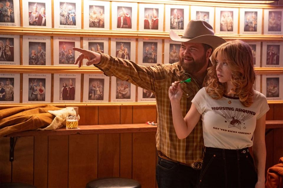 <div class="inline-image__caption"><p>Paul Walter Hauser and Sydney Sweeney in <em>Americana</em></p></div> <div class="inline-image__credit">Courtesy SXSW</div>