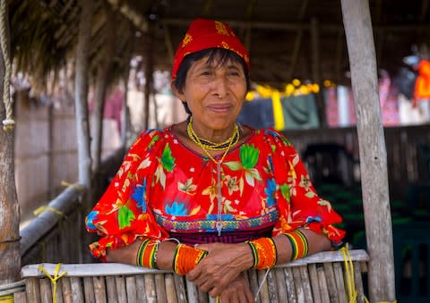 A Kuna woman - Credit: GETTY