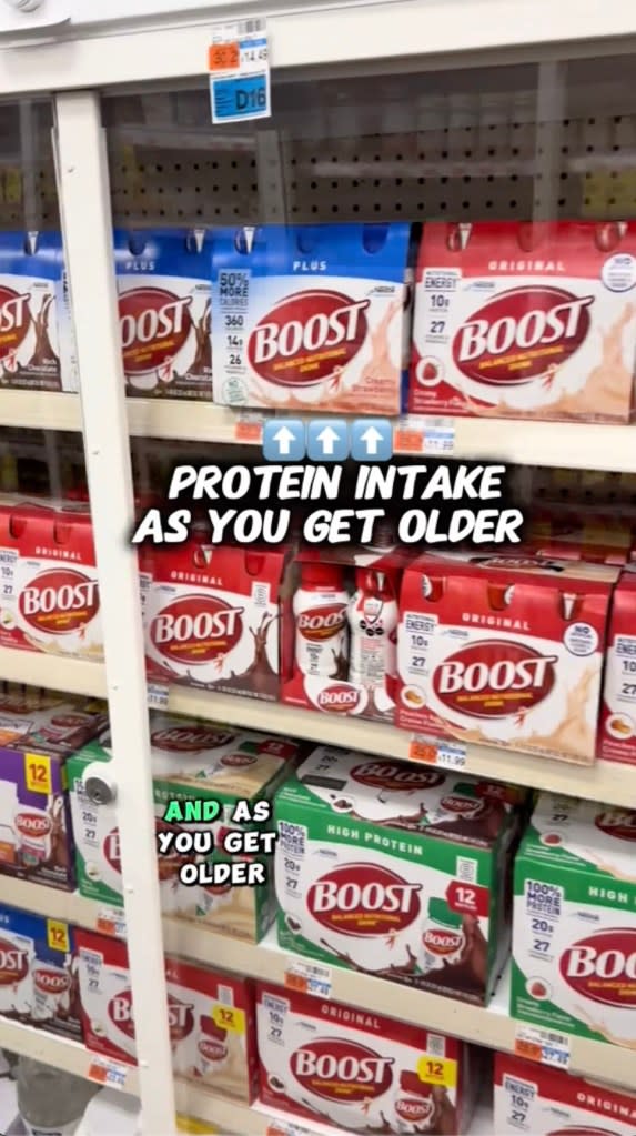 Protein is needed to preserve bone health and muscle mass and to prevent osteoporosis. drcharlesmd1/TikTok