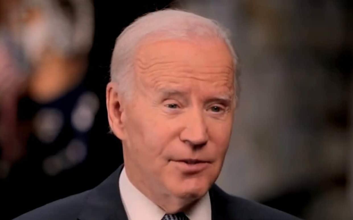 President Joe Biden appeared to completely zone out after he was asked by a reporter what his wife Dr Jill Biden thought of his intention to run for the presidency once again in 2024 - MSNBC