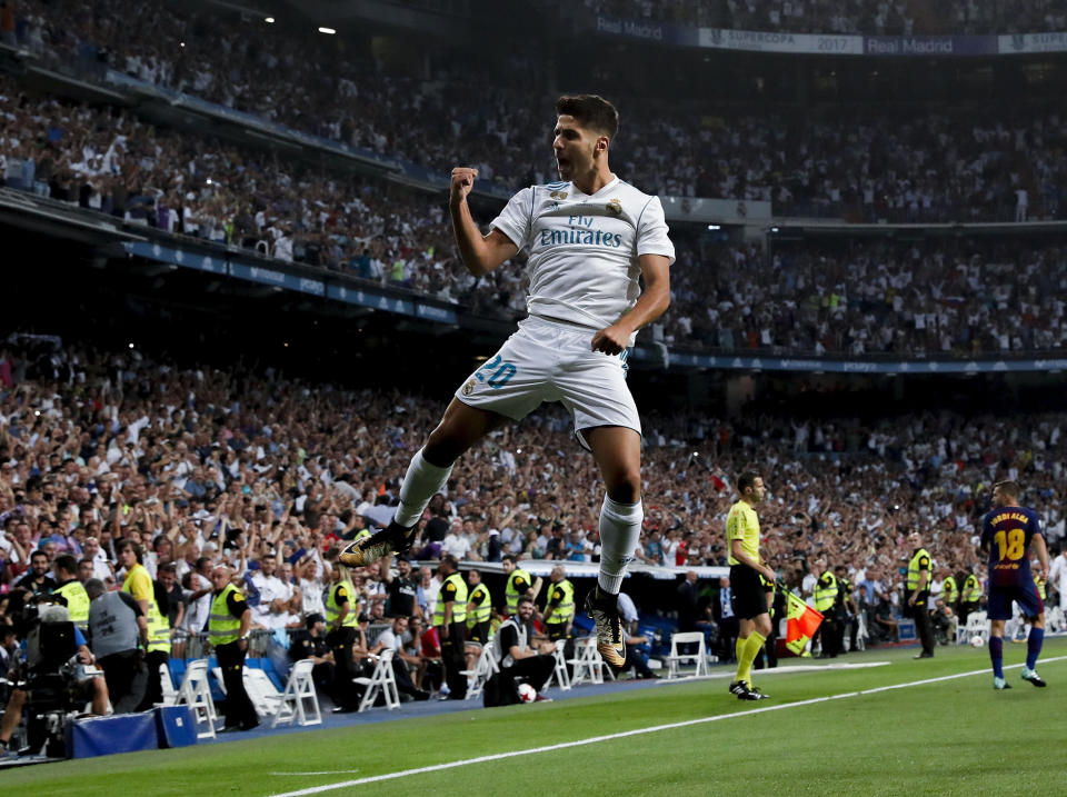 Asensio was superb in Real Madrid's emphatic two-legged victory: Getty