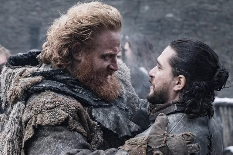 Jon Snow y su amigo Tormund Giantsbane, "el matagigantes"