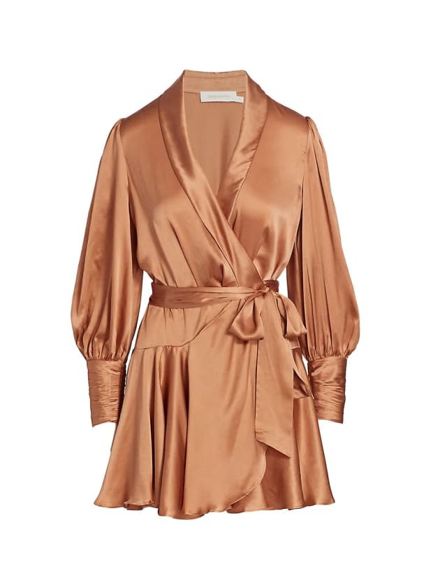 <p><a href="https://www.saksfifthavenue.com/product/zimmermann-silk-wrap-mini-dress-0400013287585.html?ranMID=13816&ranEAID=tv2R4u9rImY&ranSiteID=tv2R4u9rImY-nx69aU81OzL0lQGBmQ3Jvg&site_refer=AFF001&mid=13816&siteID=tv2R4u9rImY-nx69aU81OzL0lQGBmQ3Jvg&LSoid=894953&LSlinkid=10&LScreativeid=1" rel="nofollow noopener" target="_blank" data-ylk="slk:Courtesy Saks Fifth Avenue;elm:context_link;itc:0;sec:content-canvas" class="link ">Courtesy Saks Fifth Avenue</a></p>