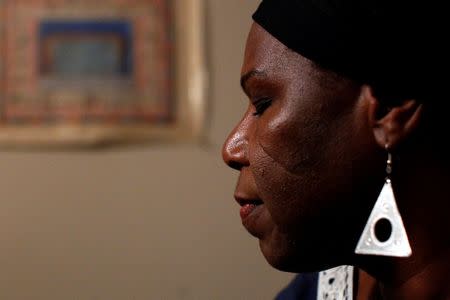 Tanya Walker, a 53-year-old transgender woman, activist and advocate, gives an interview at her apartment in New York City, U.S. September 7, 2016. Picture taken September 7, 2016. REUTERS/Brendan McDermid