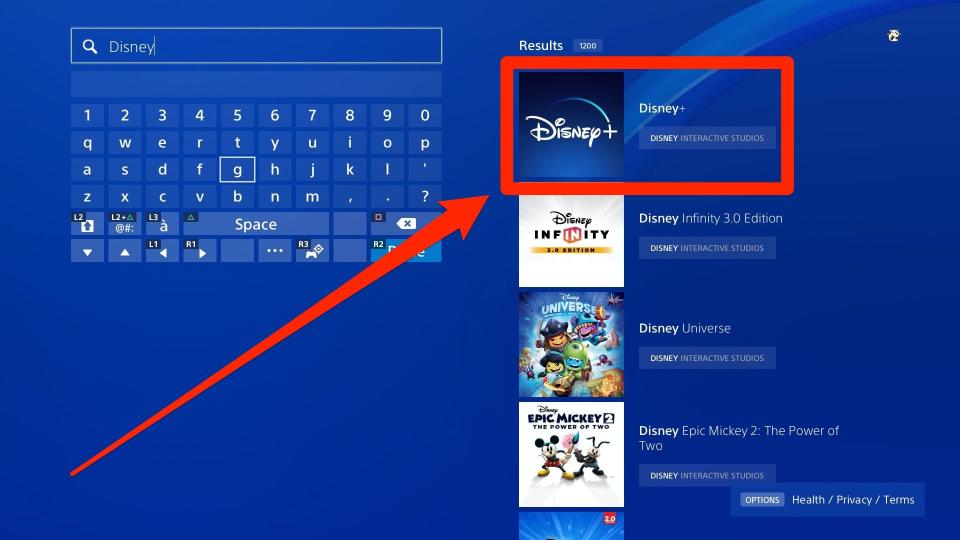 Is Disney Plus on PS4   3