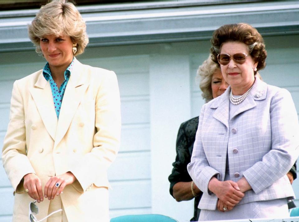 Princess Diana, Queen Elizabeth 