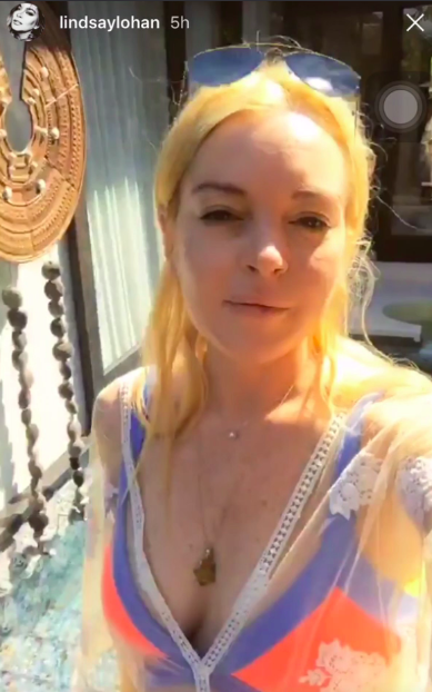 Lindsay Lohan has taken to Instagram to reveal that she was attacked by a snake in Thailand. Source: Instagram/LindsayLohan