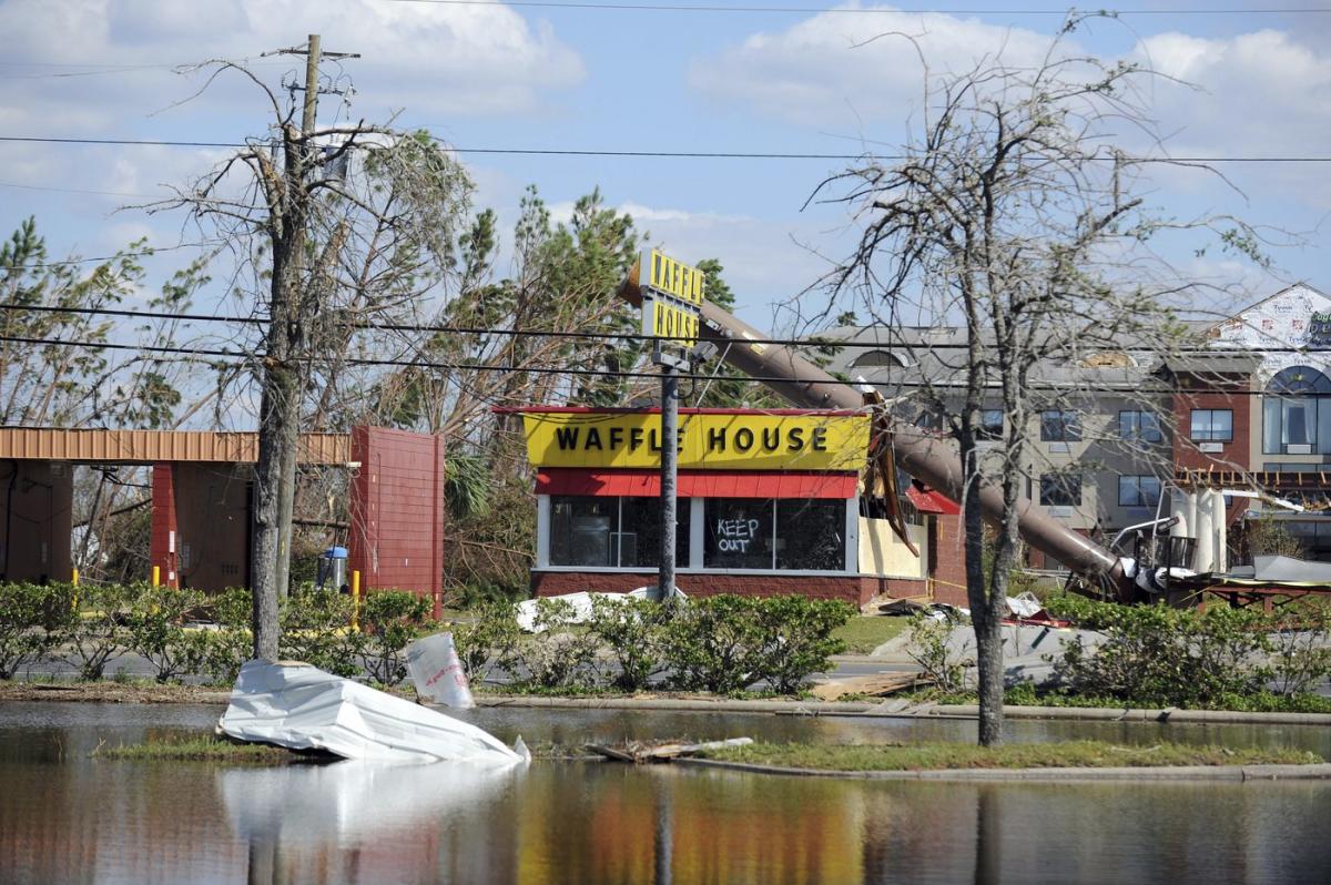 How Waffle House helps Southerners – and FEMA – judge a storm’s severity