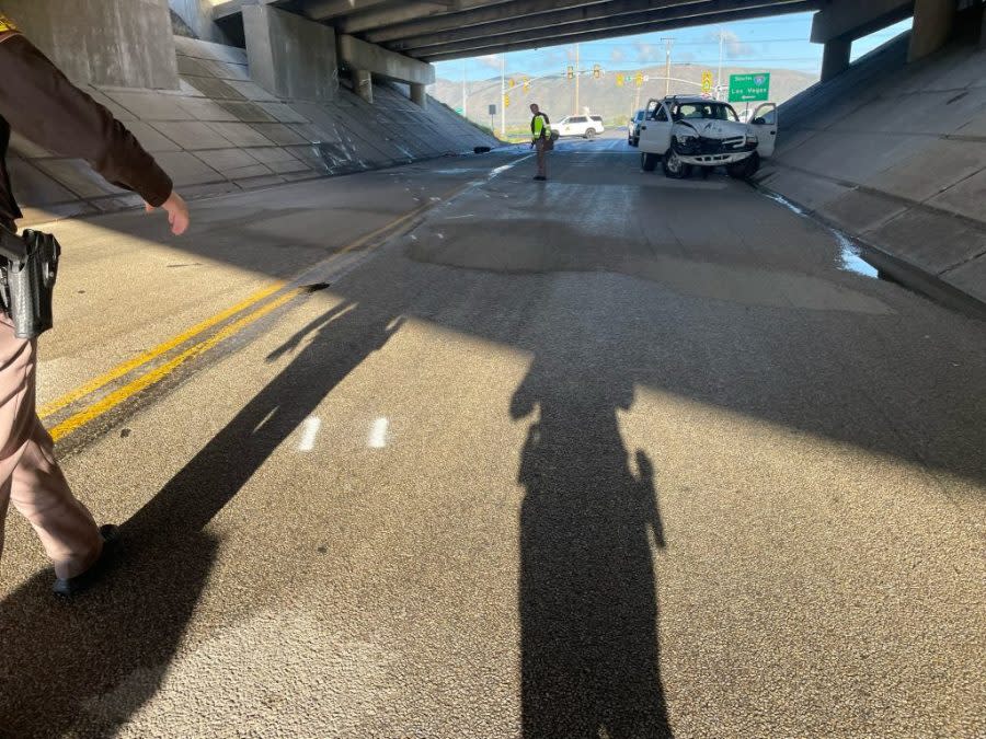 Early Sunday morning, one driver died in a single-vehicle crash, just before 5 a.m. on SR-164, according to the Department of Public Safety. (Courtesy: Department of Public Safety)